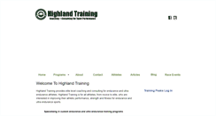 Desktop Screenshot of highlandtraining.net