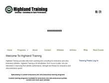 Tablet Screenshot of highlandtraining.net